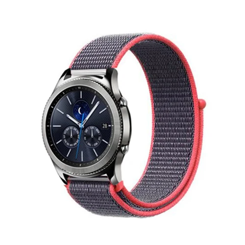 13-electric pink 22 мм/20 мм ремешок для Huami Amazfit GTS/Bip lite/GTR 42 мм/pace/GTR 47 мм/stratos ремень нейлоновый плетеный ремень аксессуары - Цвет ремешка: 13-electric pink
