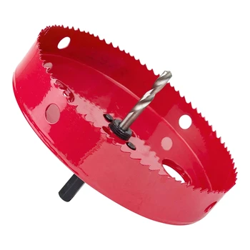 

6 Inch Hole Saw - Heavy Duty Steel Design - Great for Making Cornhole Boards