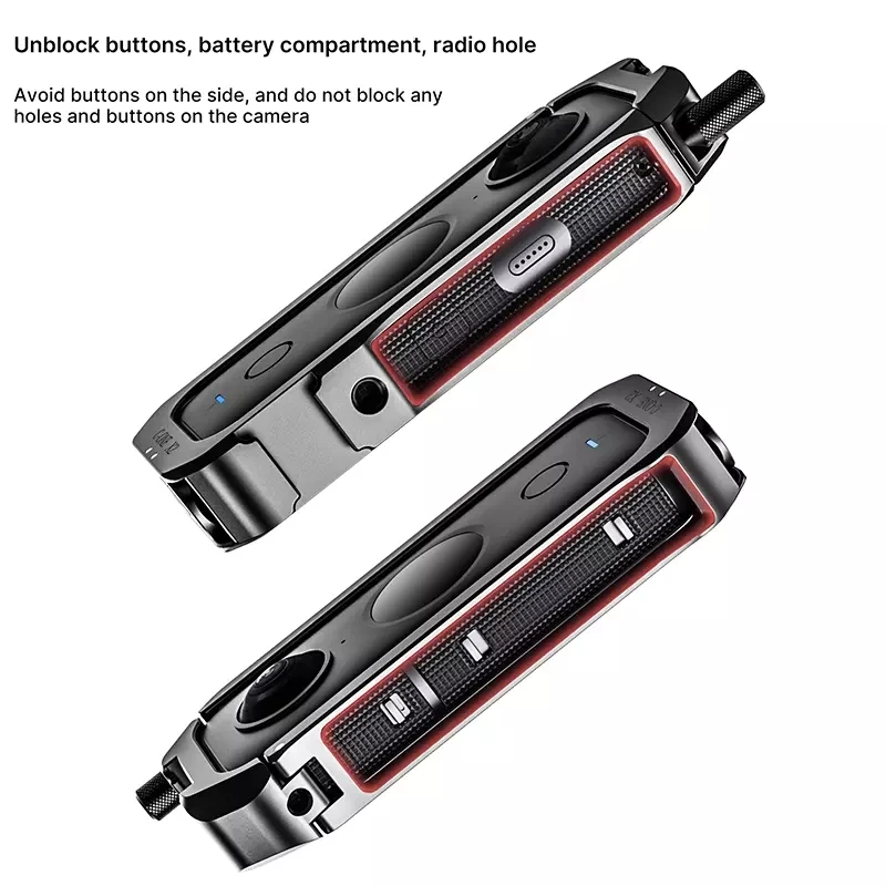 Ulanzi-capa de Proteção para Insta Tripé com Luz 360 com Base de Metal Led e Suporte para Celular Insta360 One x2 - Image 4