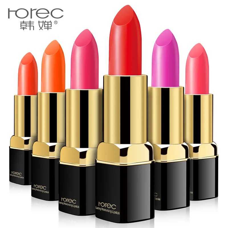 Помада для макияжа Horec Miss Keep Color Коралловая оранжевая фиолетовая розовая красная