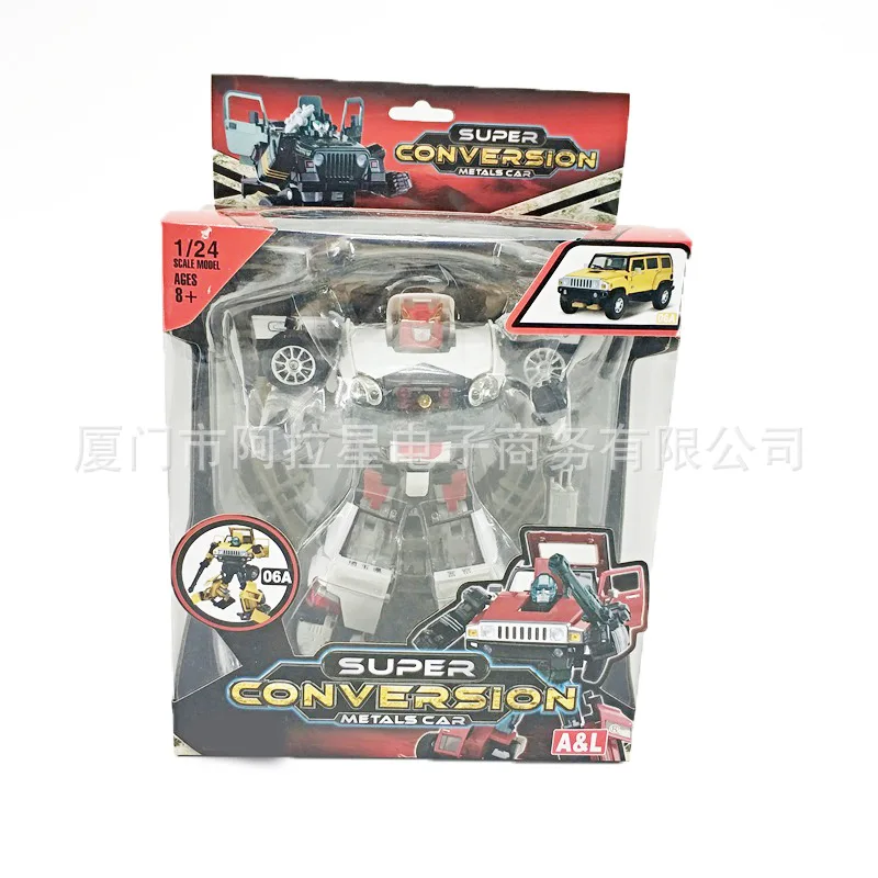 

Big Boy Educational Transformation Toy Alloy Transformation Toy Model Car Robot Garage Kit Children New Year Gift