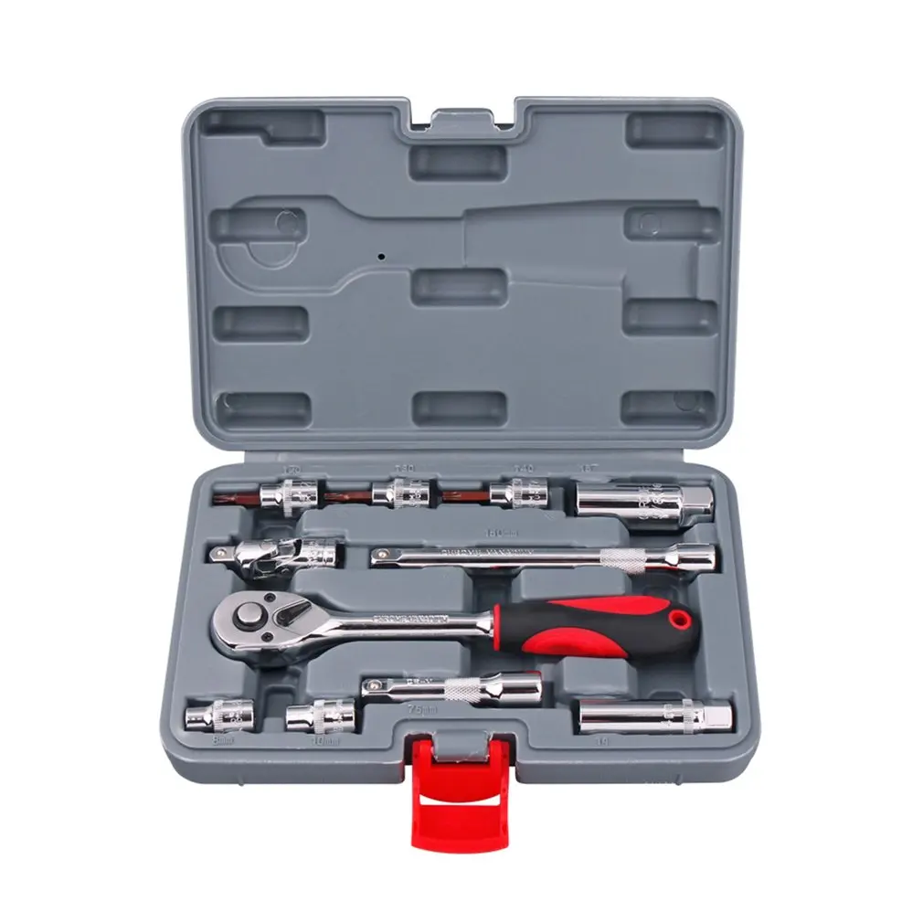 

11PCS Hand Home Repair Tools Spark Plug Sleeve Magnetic T-type Spark Plug Wrench Set Ultra-thin Repair Tool Set Accessories