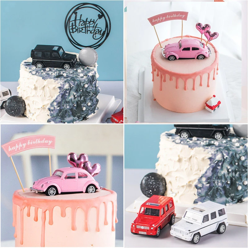 Voiture Enfants Anniversaire Gateau Decoration Mercedes Benz Big G Coccinelle Modele Cuisson Accessoires Ornements Pour Fete D Anniversaire Decor Aliexpress