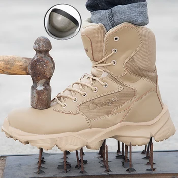 

Winter Men Steel Toe Cap Safety Shoes Working Work Boots Security Werkschoenen Chaussure Securite Homme Indestructible Safty