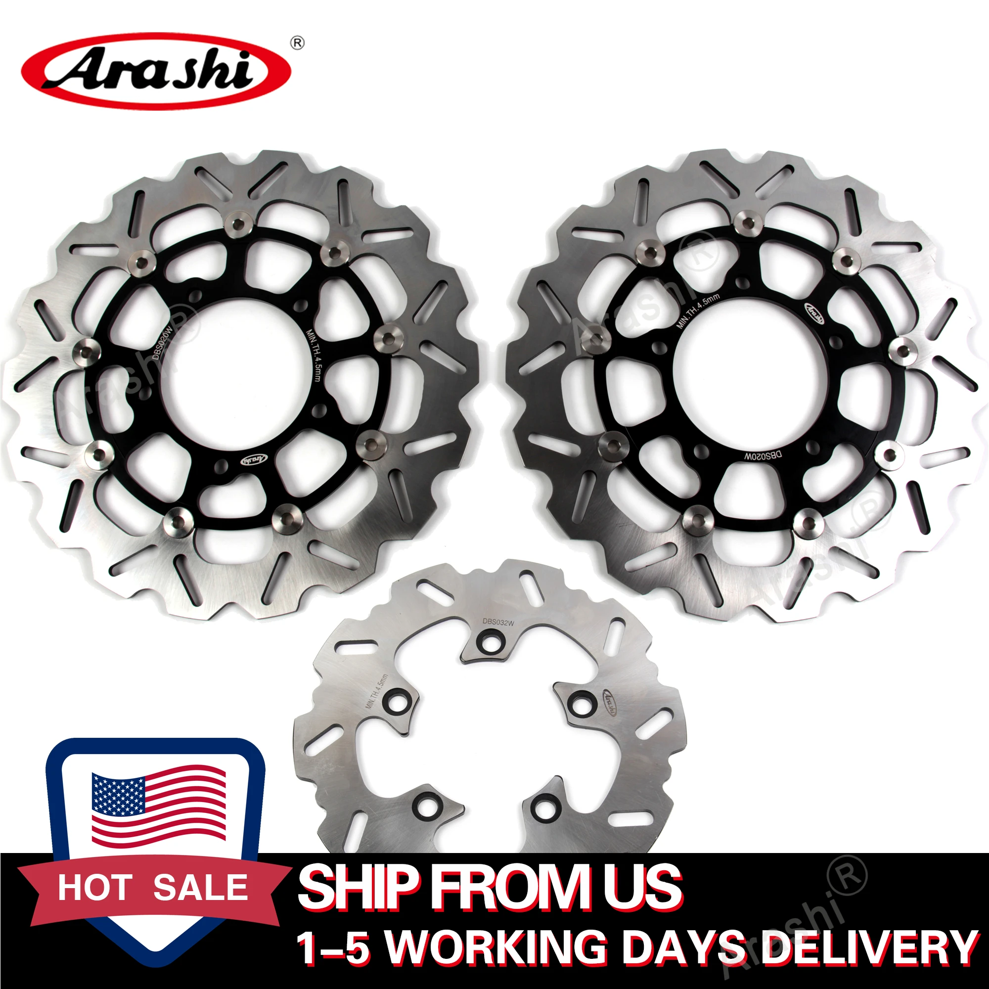 Arashi для SUZUKI GSXR 1000 2005 - 2008 ЧПУ передние задние тормозные диски родители