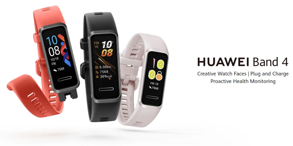 Huawei Band 4 Smart Watch Global Version SmartBand 0.95'' Color Music Control Heart Rate Health Monitor health Sleep Snap Sport  (1)