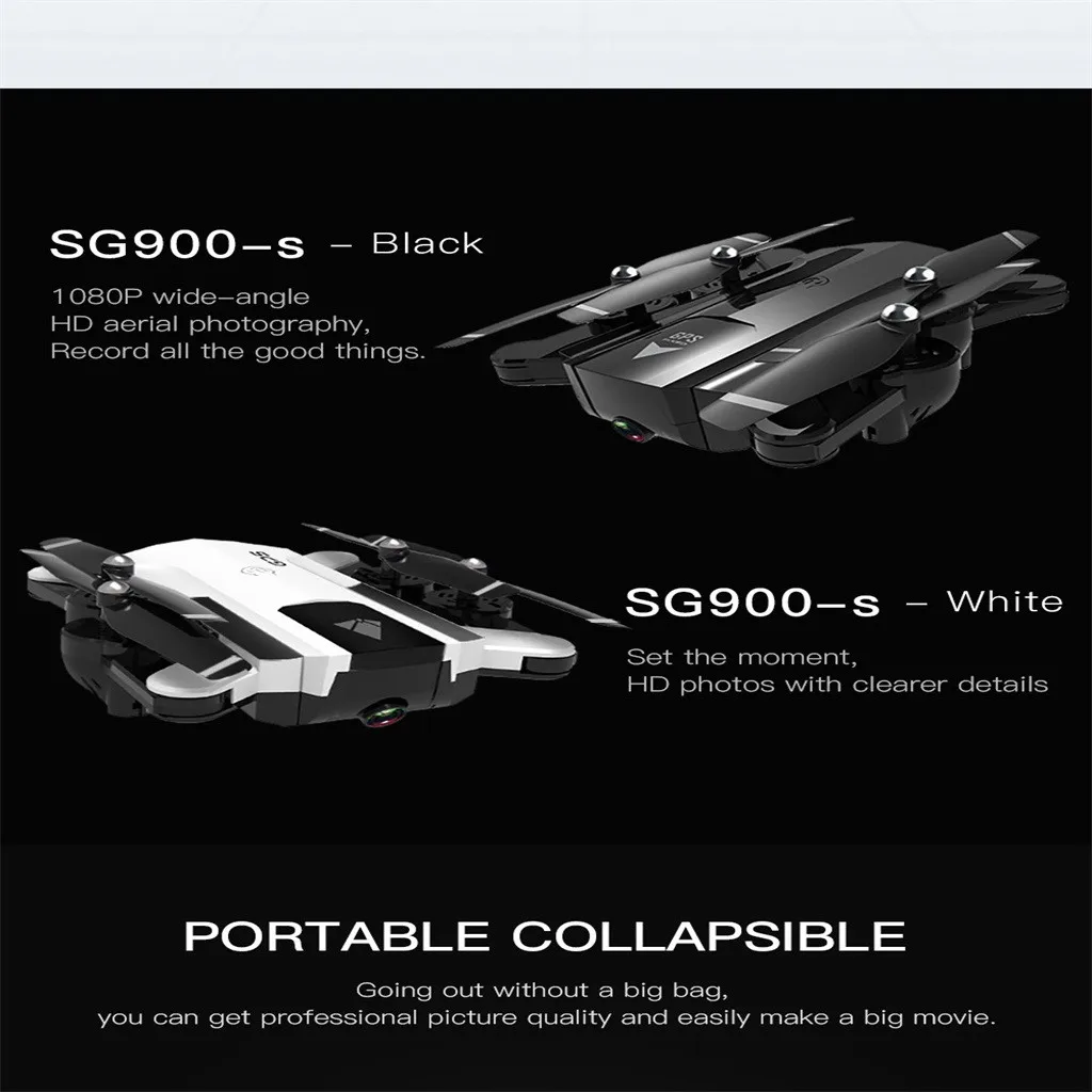 Высококачественный SG900-S складной Квадрокоптер 2,4G 720P HD камера wifi FPV gps с фиксированной точкой Дрон пульт дистанционного управления brinquedos