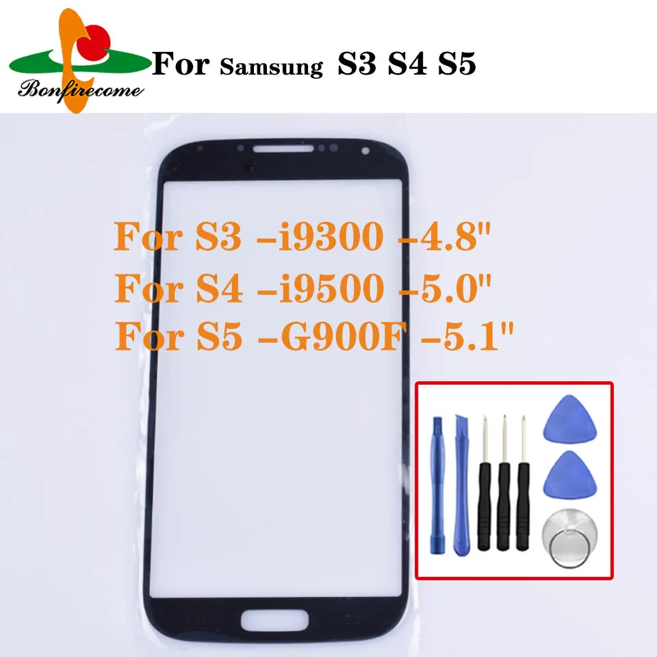 Передняя сенсорная панель для Samsung Galaxy S3 i9300/i9308/S4/GT-i9500/S5/G900F ЖК-экран сменная