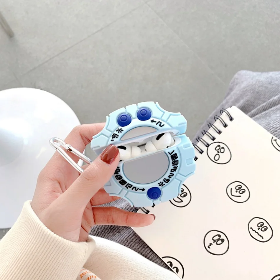 674 3D чехол для наушников для Airpods Pro Чехол Силиконовый Медведь Кролик поросенок Мультяшные наушники/Earpods чехол для Apple Air pods Pro 3 чехол кошка - Цвет: 674