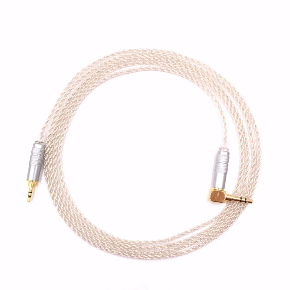 Free Shipping Audiocrast 1 2m 4 Cores Audio Upgrade Cable Compatible with HD598 HD558 HD518 HD 598 Headphones