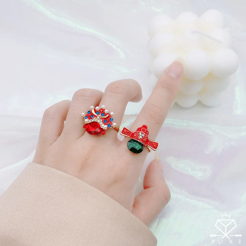 Vintage Peking Opera Earrings with Chinese Characteristics  Earrings for Women and Couple and Bride Jewelry Anniversary Gift 4