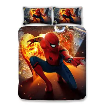 

Far From Home Spider-Man Bedding set For Kids Duvet Covers Boys Bedroom Decor Twin Size Coverlets Queen Bed Linens King Adult 3D