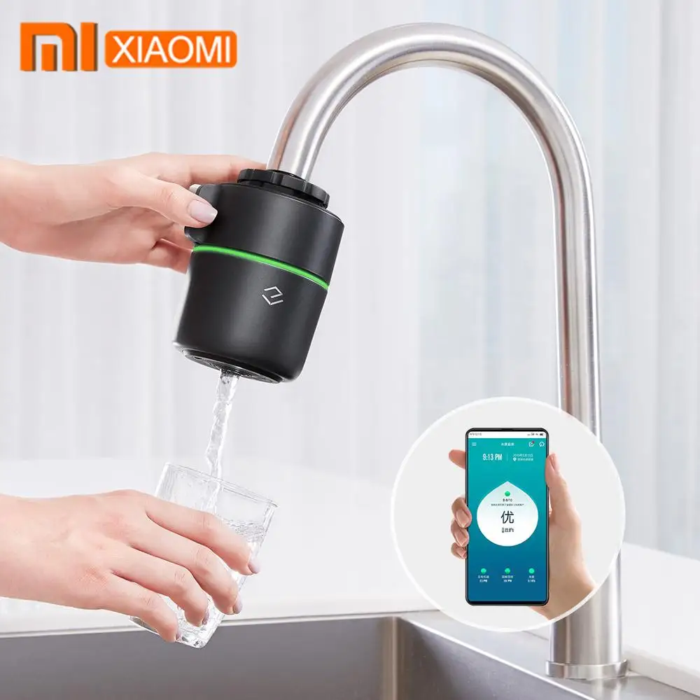 Xiaomi Yimu Умный интеллектуальный мониторинг кран очиститель воды фильтр кухня ванная комната фильтры индикаторы мульти-чип мониторинг