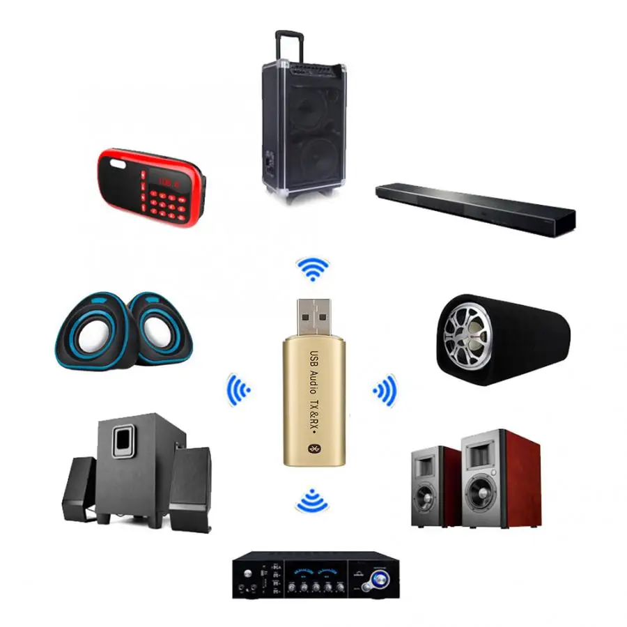 HIFI беспроводной Bluetooth аудио приемник и передатчик адаптер для ТВ MP3 CD плеер bluetooth передатчик приемник