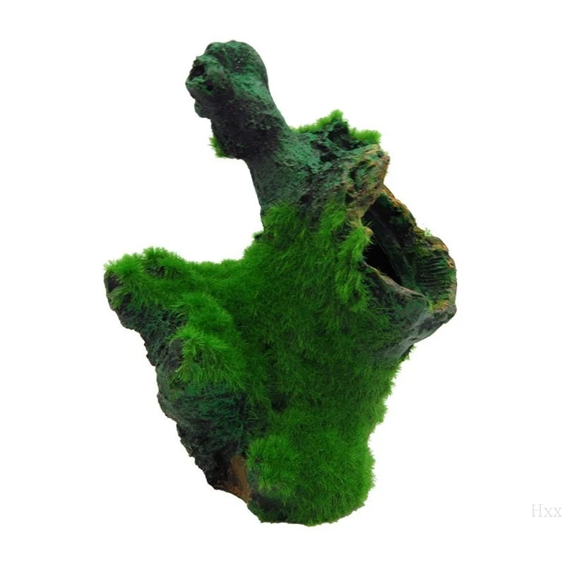 New 3Pcs Artificial Weeping Moss Growing Bog Wood Aquarium Decoration