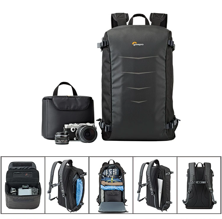 Gopro Подлинная Lowepro матрица+ BP 23L цифровая зеркальная камера фото сумка для отдыха Рюкзаки+ чехол на любую погоду