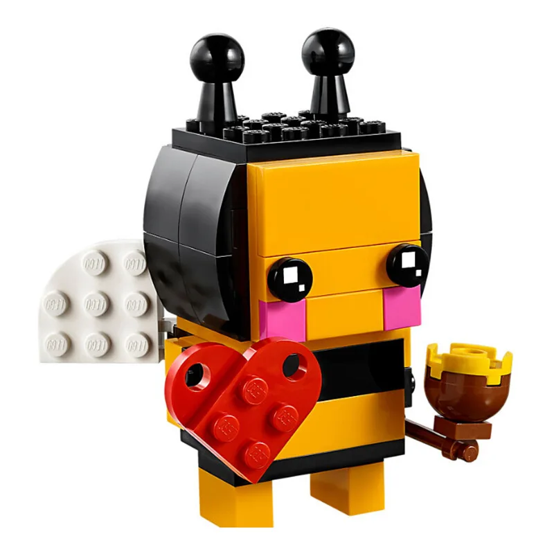 LEGO Lego Holiday Series Educational Inserted Building Blocks 40270 LEGO Square Head Aberdeen Valentine's Day Small Bee