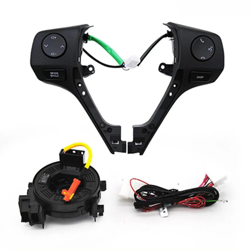 

PUFEITE for TOYOTA Corolla RAV4 2014 2015 multifunctional steering wheel control button, Audio ,channel and BT control button