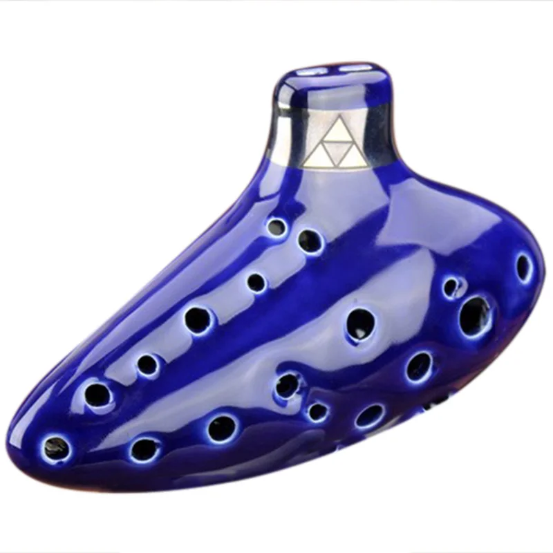 Качество C 16 отверстий Ocarina Legend Of Zelda флейта Woodwind | Спорт и развлечения