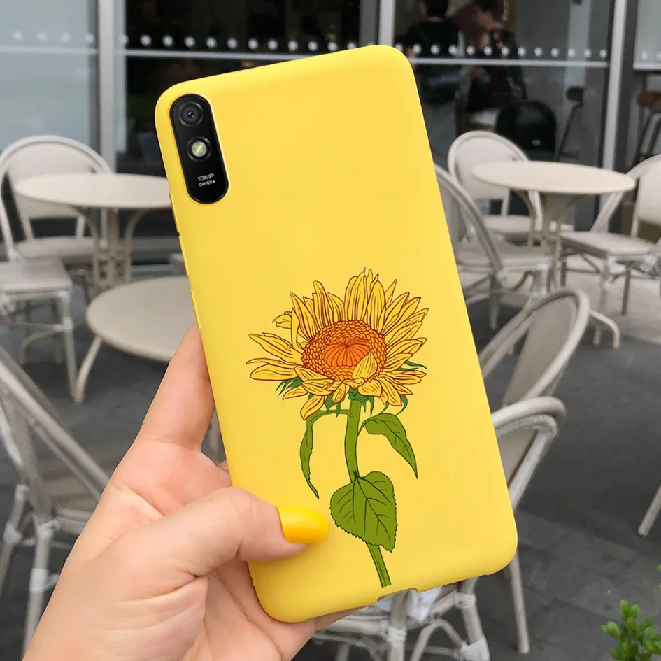 Dành Cho Xiaomi Redmi Note 9 7 8 Pro 6 5 Plus 5A 6A Ốp Lưng TPU Mềm Hoa Họa Tiết Hoạt Hình Dễ Thương Bao trên Redmi Note8 8A Note 6 7A 9A 9 Pro Ốp Lưng xiaomi leather case cosmos blue