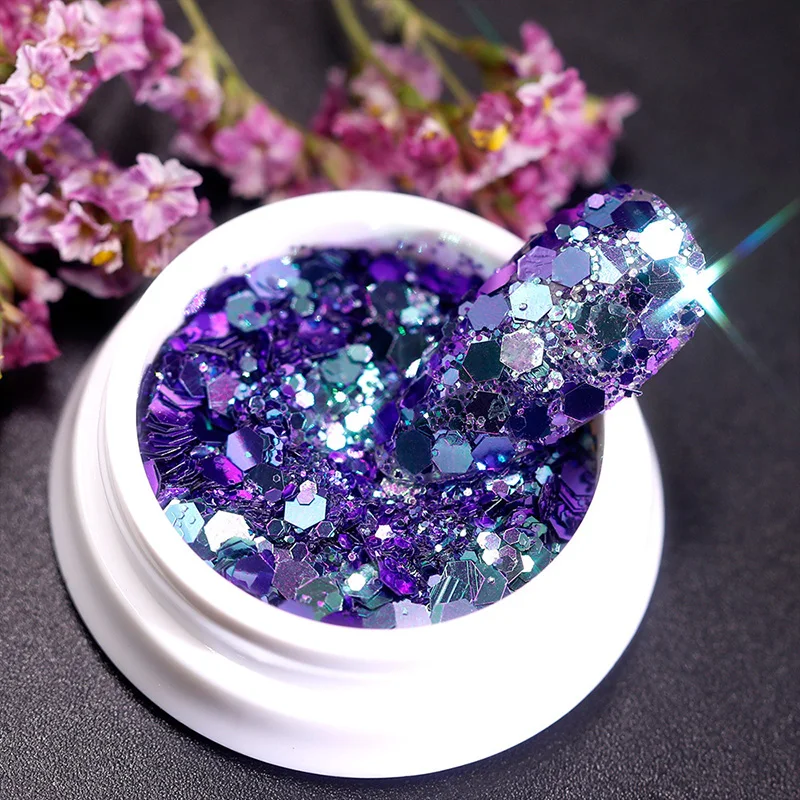 Iridescent Flakes Gold Pink White Flakes Slices Chrome Pigment Dust Nail Powder Glitter Sequins Nail Art Decoration Manicures nail powder nail flakes nail pigment nail glitter nail decoration nail decorations