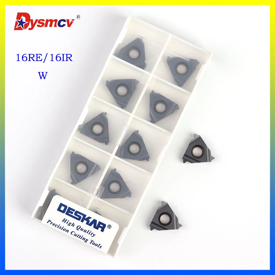 

DESKAR 16ER 16IR 8W 10W 11W 12W 14W 16W 18W 19W 20W LDA high quality carbide threaded insert CNC lathe P.M.K turning tool