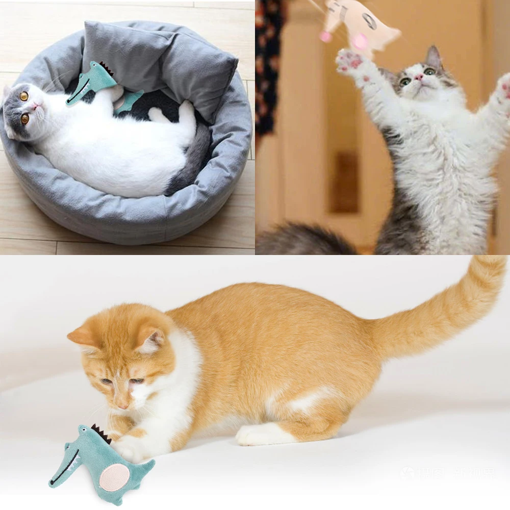 homemade dog toys Cat Toy Catnip Interactive Plush Stuffed Chew Pet Toys Claw Funny Cat Mint Soft Teeth Cleaning Toy For Cat Kitten Pet Products homemade cat toys