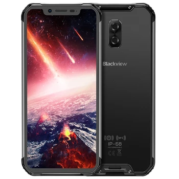 

Blackview BV9600 Waterproof shockproof Mobile Phone Helio P70 Android 9.0 4GB 64GB 6.21" AMOLED 5580mAh 4G Rugged Smartphone