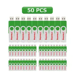 Clé USB métallique de petite capacité de 512 mo, 50 pièces, support à mémoire de forme pivotante, stockage pour PC, Macbook, ordinateur portable, tablette, multicolore 