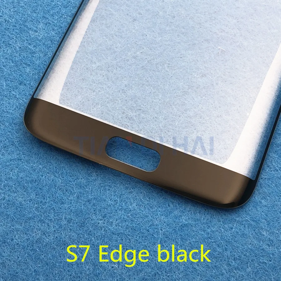Передняя внешняя стеклянная крышка для объектива Замена для samsung Galaxy S7 Edge G935 G935F G935FD S6 Edge G925F ЖК-стекло и B-7000 инструмент для клея