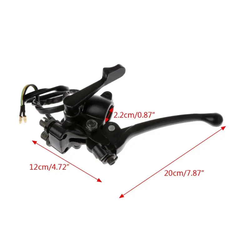 Правый ускорение большим пальцем тормозной рычаг двойной кабель для квадроцикла внедорожный мотоцикл ATV YHQ