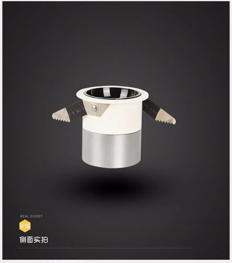 12PCS 7W 12W 18W 30W COB Cree LED Recessed Downlight Gold/White/Black 3000K/4000K/6000K LED Ceiling Spot Light AC110/220V