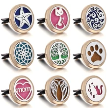 Автомобильный освежитель воздуха автомобильный парфюмерный диффузор Клип Золотой Кондиционер Вентиляционный Выход духи клип свежий аромат для ароматерапии диффузоров