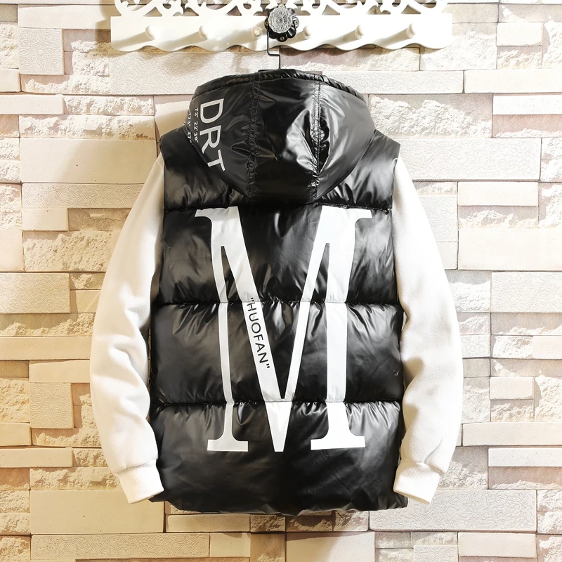 M-5XL, зимняя куртка без рукавов, мужской повседневный жилет, мужской брендовый жилет, мужской теплый жилет, зимний жилет для мужчин