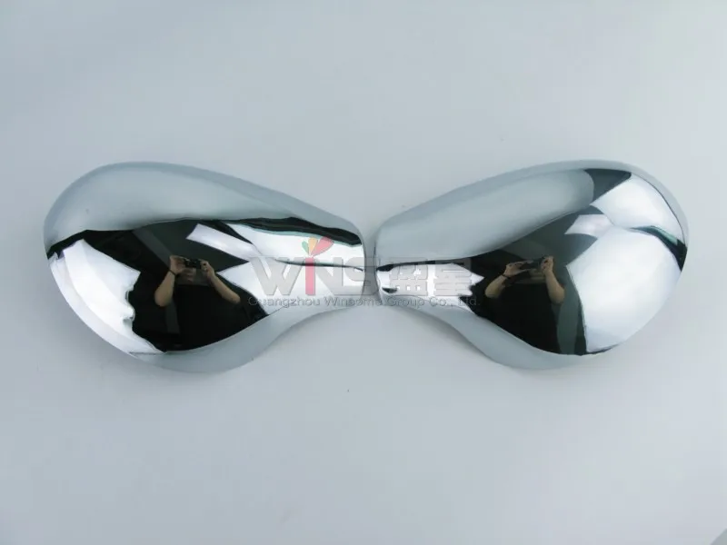 Хромированная дверная зеркальная Крышка для Peugeot 206 207 Citroen C2 автомобильные