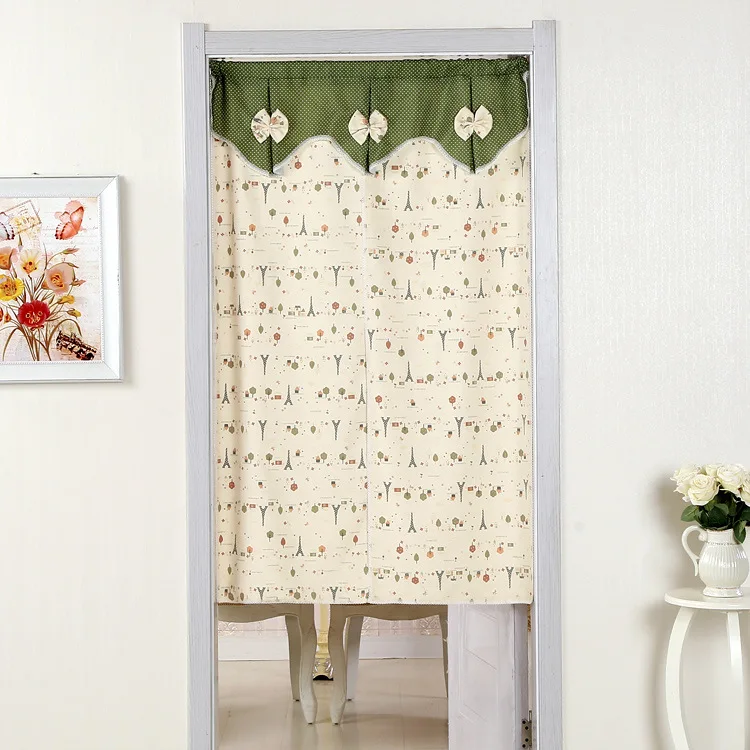 

Four Seasons Household Bedroom Mosquito-proof Curtain Fabric Partition Bathroom Curtain Customizable Sailboat Soft Door Curtain