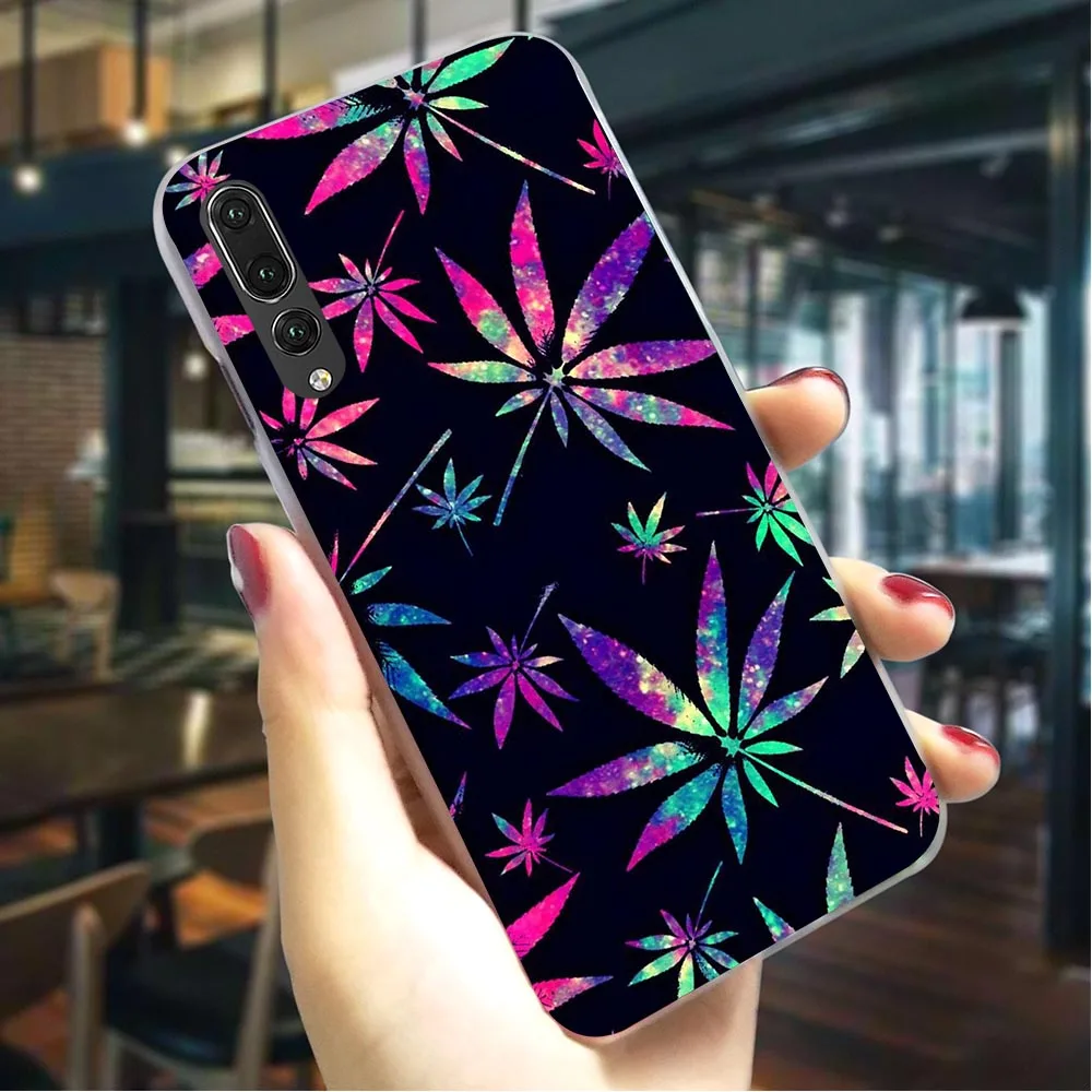 K2506501 Модные Лист Каннабиса чехол для телефона для huawei Nova 4 крышка 6A 7A 8/9/10 Lite вид 20 Pro 9X Pro Y6 Y7 Y9 Nova 3/3i/5i - Цвет: K2506501