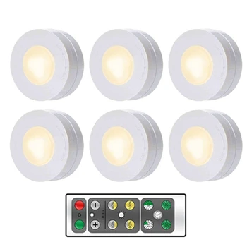 

Dimmable LED Cabinet Light With Remote Control Battery Operated LED Closets Lights for Wardrobe Bathroom Wall Lamps Night Light