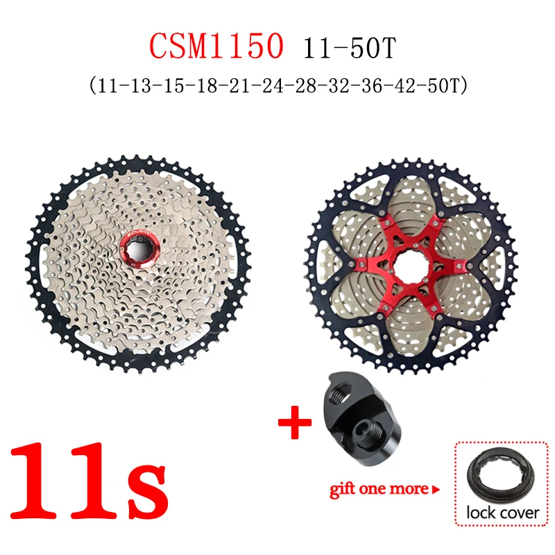 CSM1150 BOLANY кассета 8/9/10/11 скорость MTB велосипеда кассета 11-40/42/46/50T горный велосипед Запчасти звездочки переключатель подходит для ручек Shimano/SRAM - Цвет: CSM1150