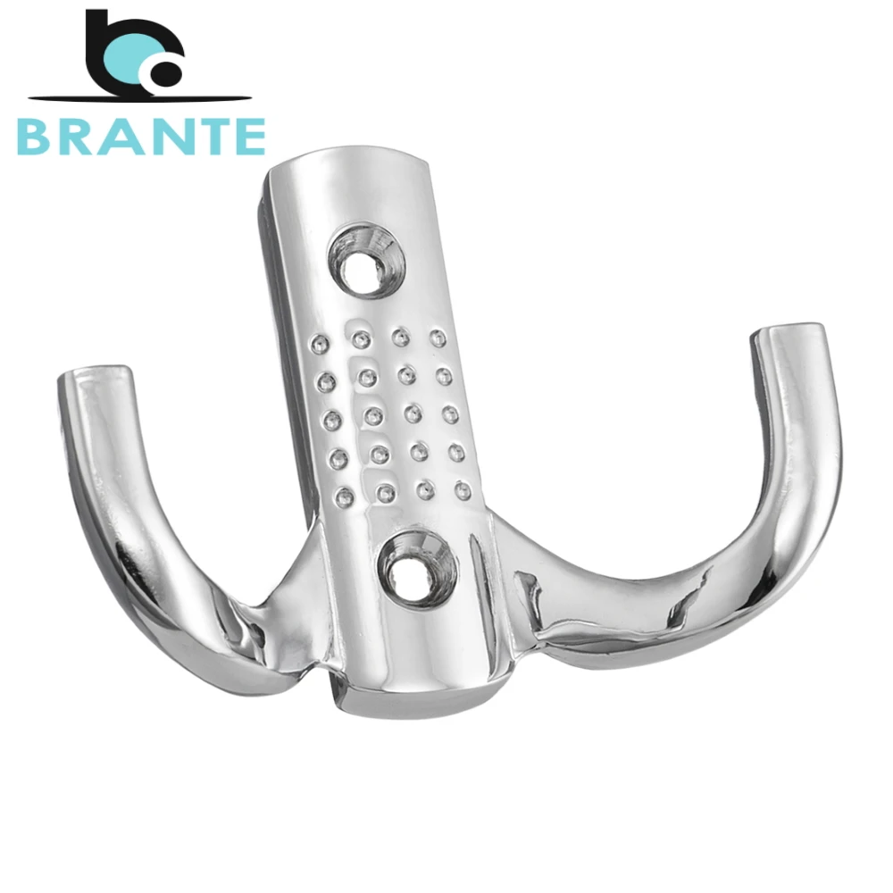 Комплект 2 крючков Brante BR 0061 хром | Обустройство дома