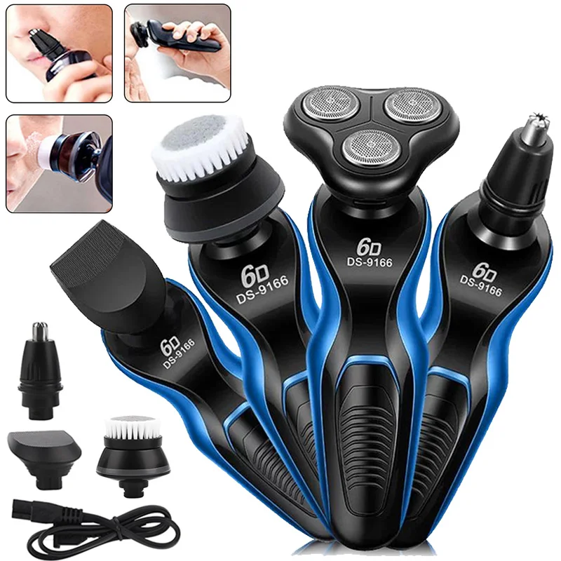 shaver with nose trimmer