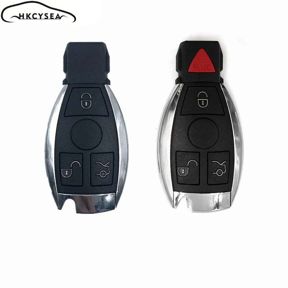 HKCYSEA 3/3+ 1 кнопка дистанционного ключа автомобиля чехол Корпус для Mercedes Benz A B C E S класс W203 W204 W205 W210 W211 W212 W22