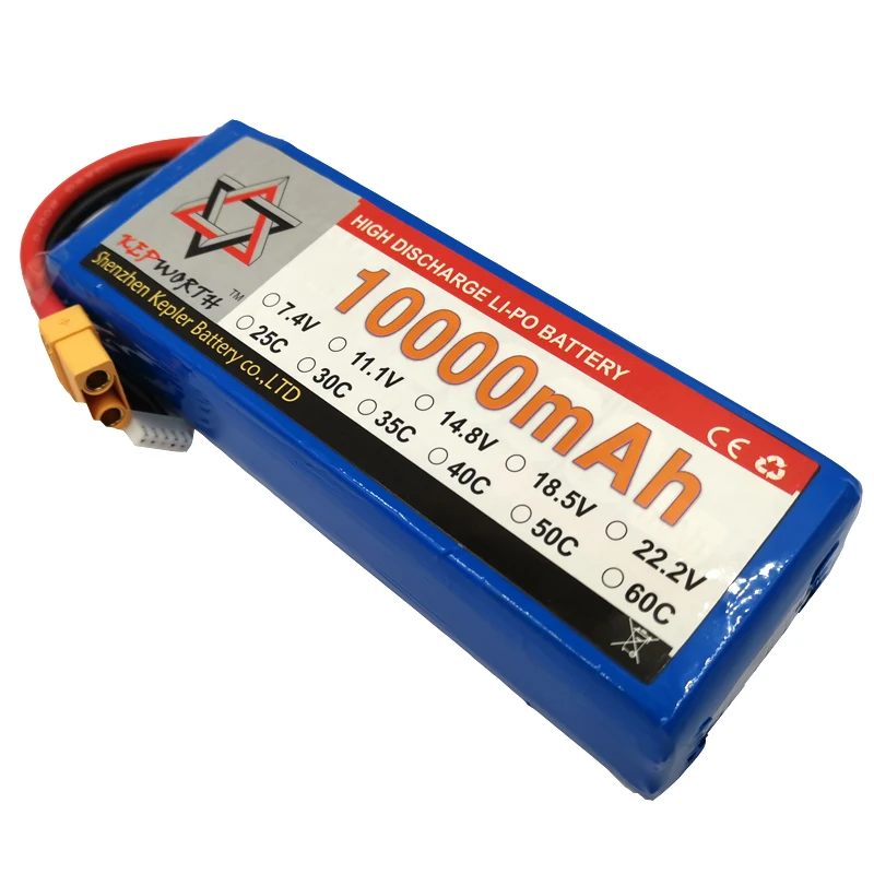 6S 22 2 V RC Lipo батарея 10000mAh 25C Высокая емкость для вертолета Дрон самолет автомобиль