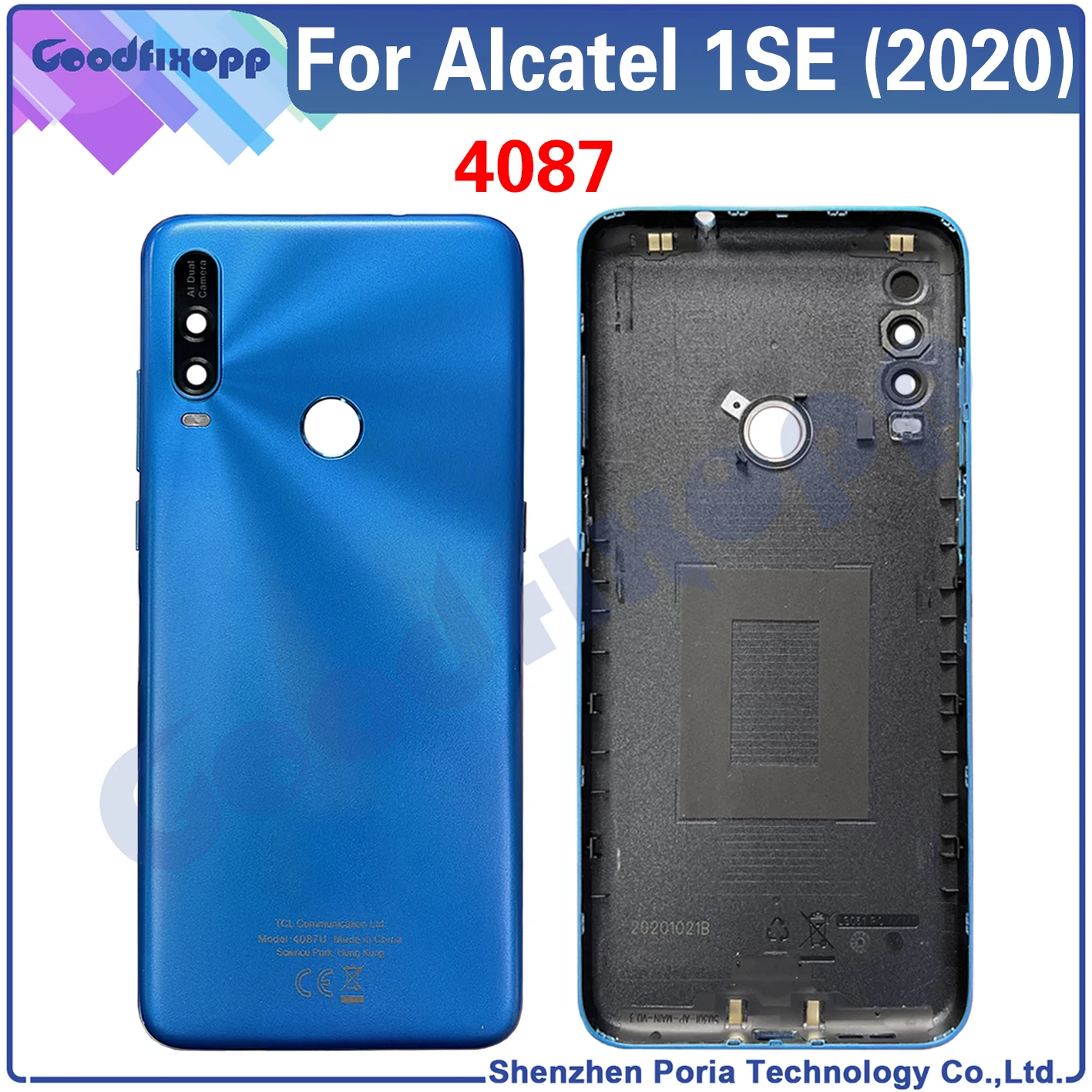 Задняя крышка батарейного отсека для Alcatel 1SE (2020) 5030U 5030F 5030  5030D 4087 4087U, задняя крышка для Alcatel 1SE 2020, детали задней крышки  | AliExpress