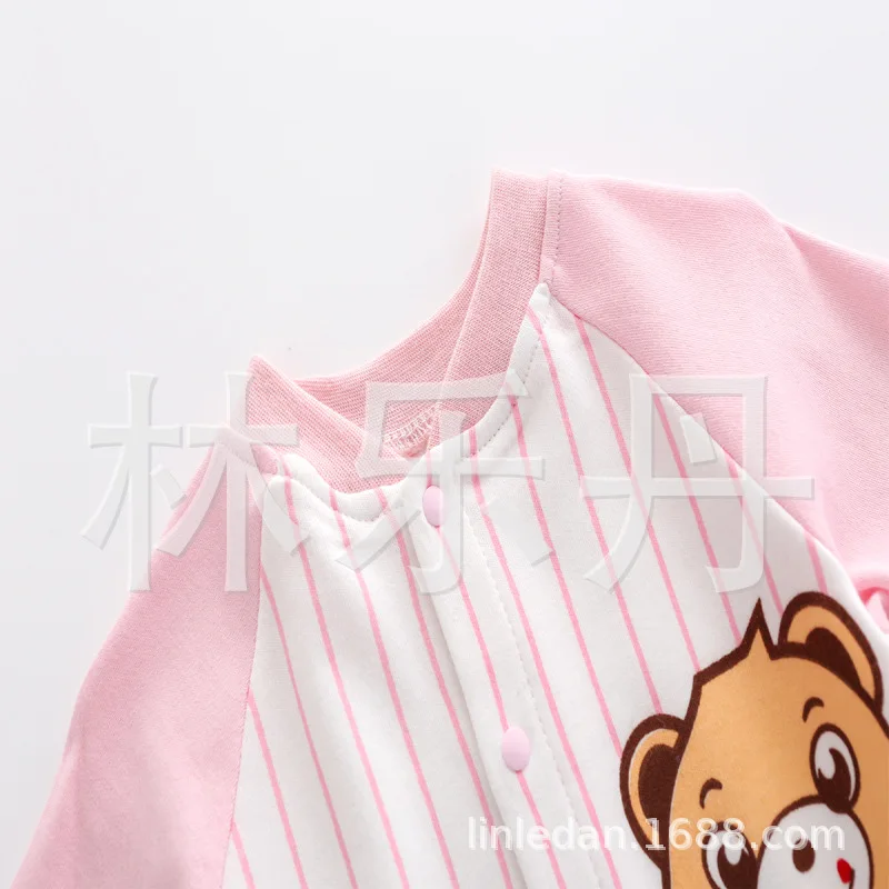 

Newborns Onesie 2019 Spring And Autumn New Style Baby Rompers Infant Pure Cotton Long Sleeve Crawling Clothes Four Seasons Air C