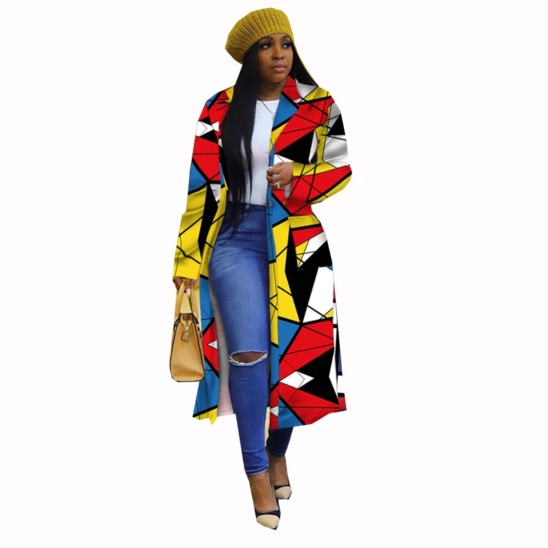 

STYLISH LADY Contrast Color Trench Coat 2020 Autumn Winter Women Long Sleeve Plaid Printed Double Breasted Streetwear Long Coat