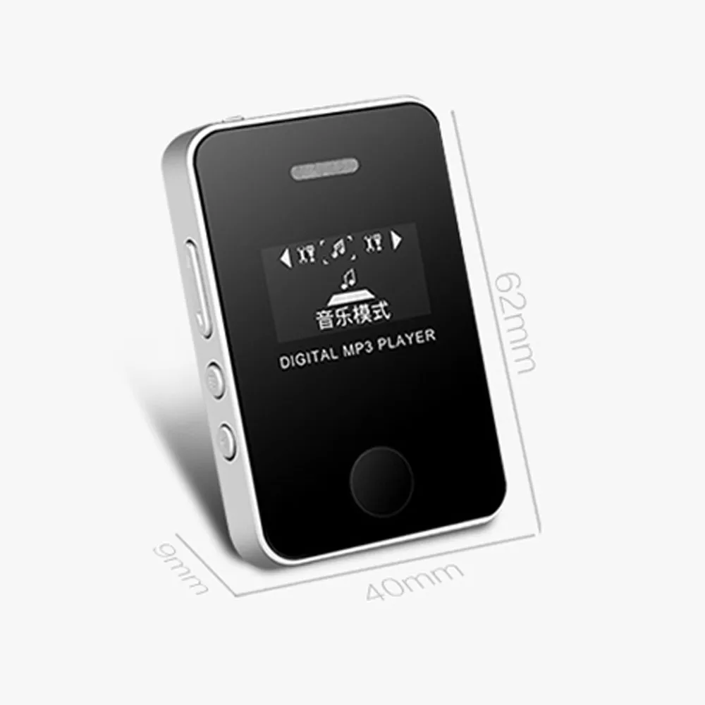 Mini reproductor MP3 Digital compacto y portátil, reproductor multimedia de música, pantalla LCD, compatible con tarjeta Micro SD TF de 16GB, Walkman J80
