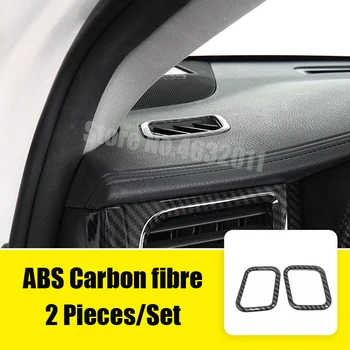 

ABS Matte/Carbon Fibre 2014-2018 Front Small Air Condition Outlet Vent Cover Trim Shell Accessories For Toyota Highlander Kluger