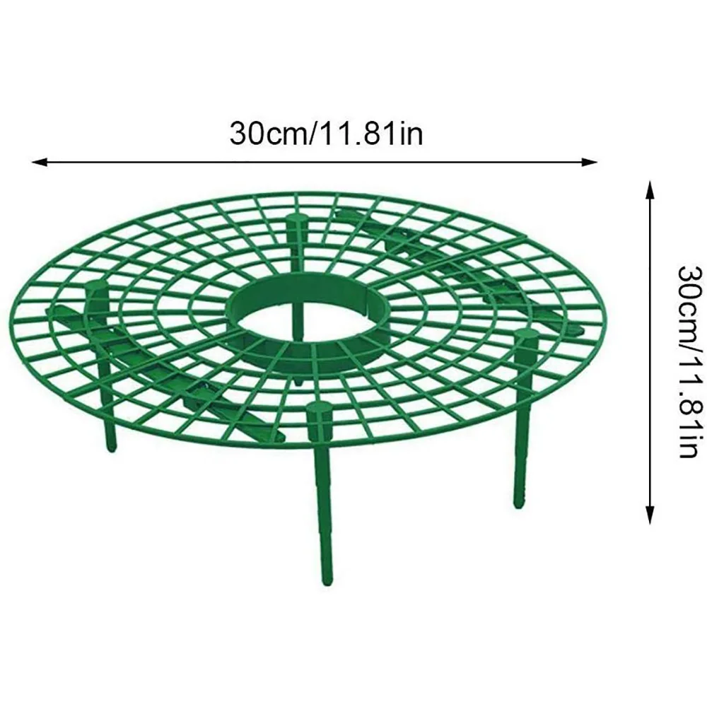 Plant Support Racks Drtools 5/10/20PCS Strawberry Stand Frame Holder Gardening Stand Plant Tray Rack Fruit Support Plant Flower Climbing Vine Pillar