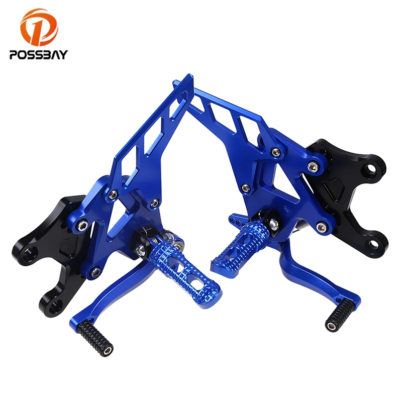 Posbay 6 цветов подставка для ног мотоцикла Rearset Регулируемый скутер Задние подножки